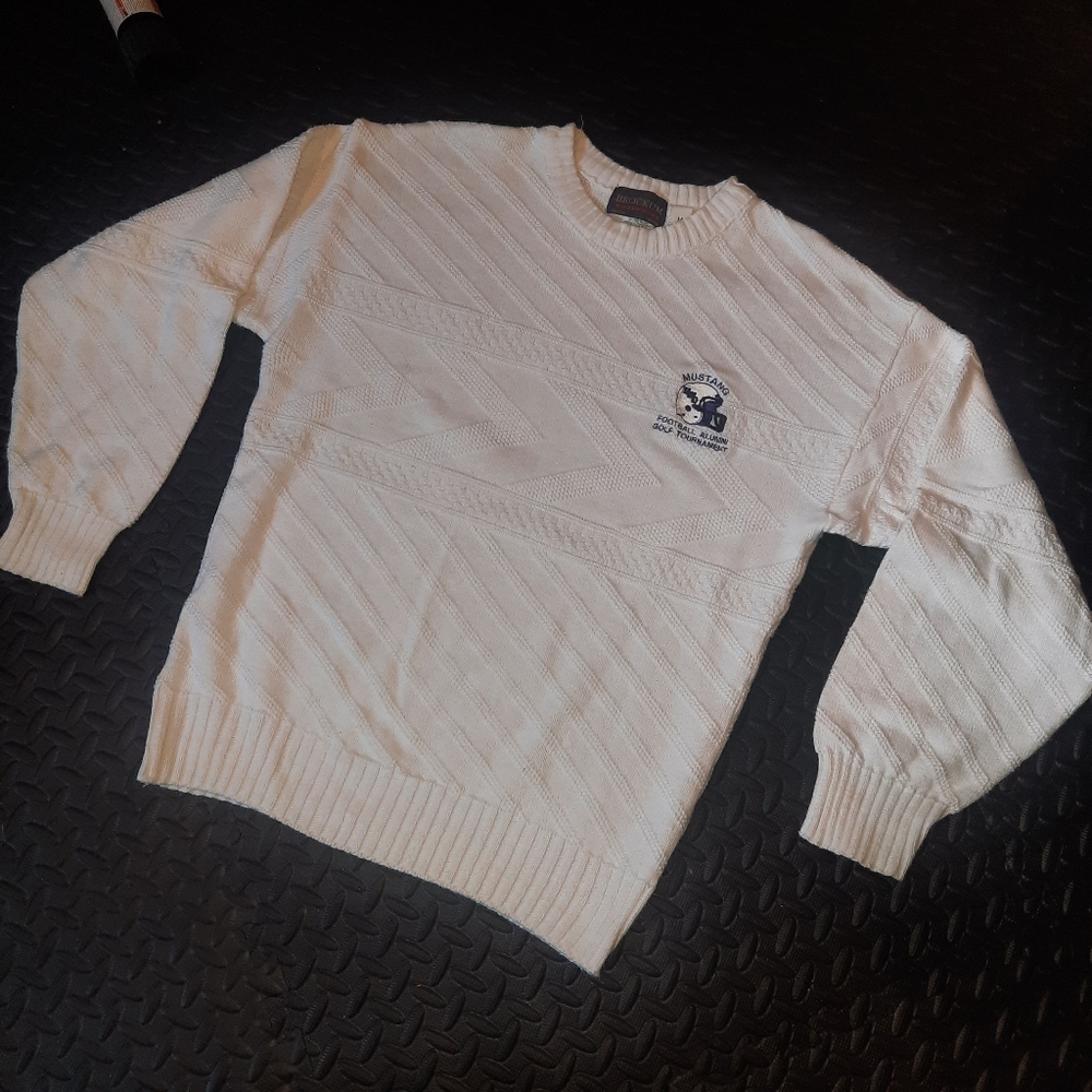 Vintage Western University Football Allumni Golf Sweater